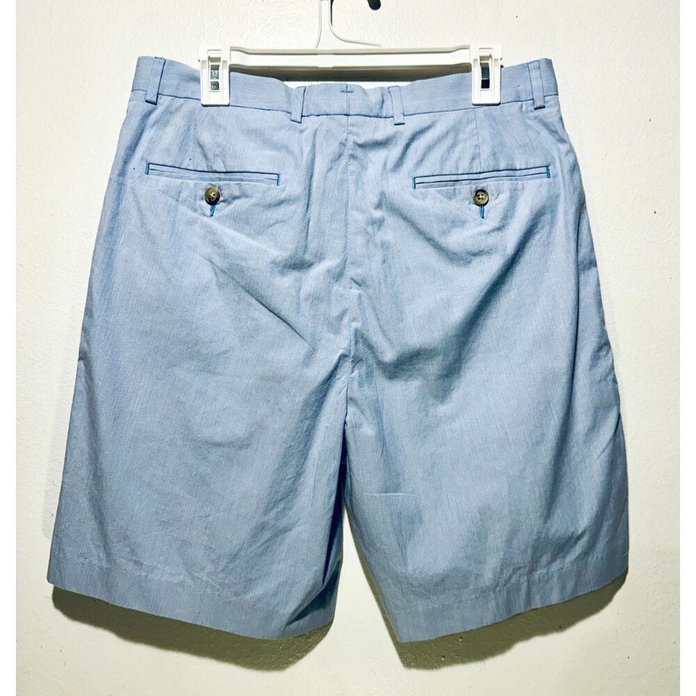 Daniel Cremieux signature collection shorts 100% light blue casual men 34
